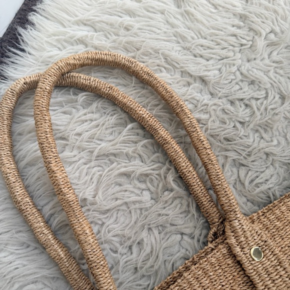 Clare V La Tropezienne Raffia Tote - Picture 6 of 9